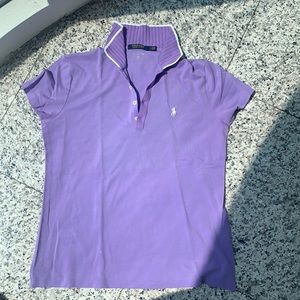 Ladies Polo shirt lilac size M